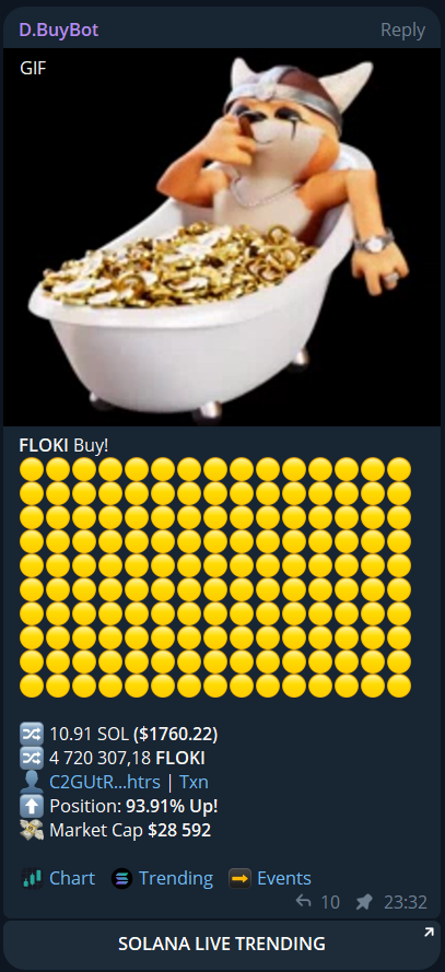$FLOKI ON SOL tweet media