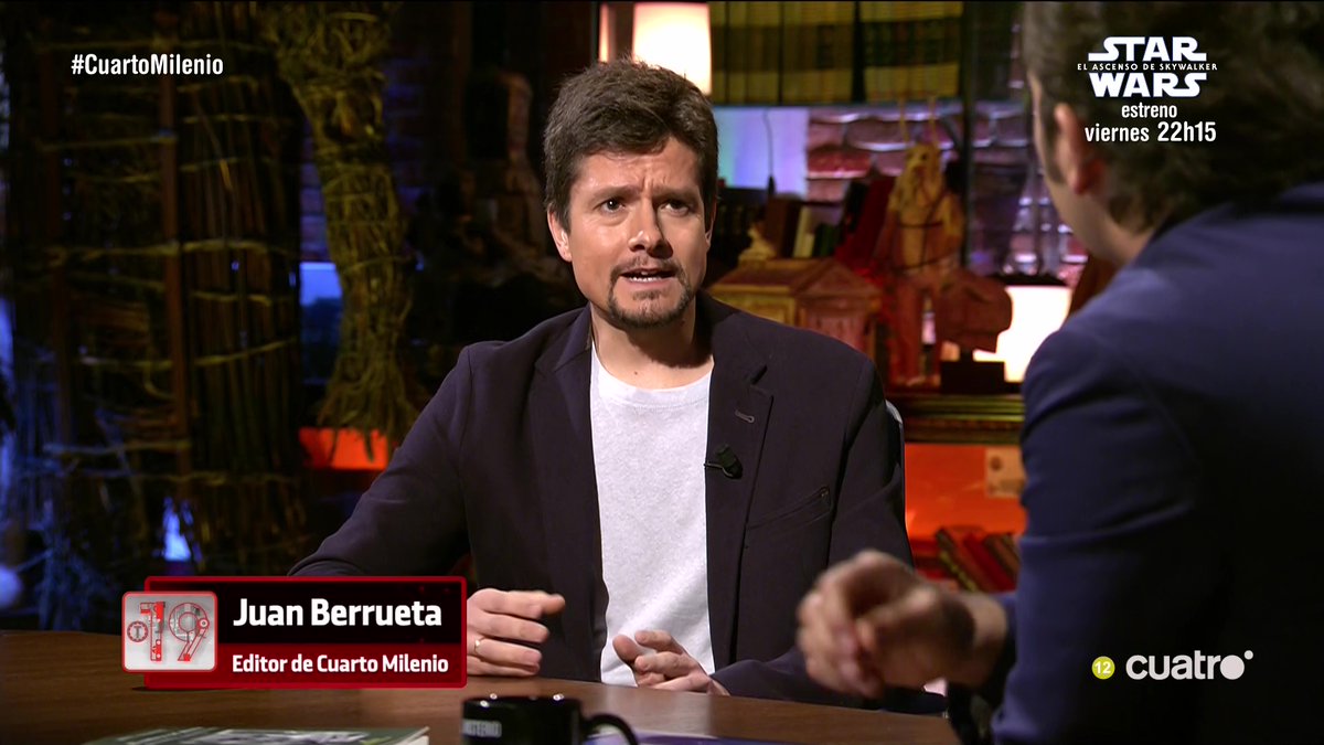 'Cuarto Milenio es muy ANTI TELEVISIVO' Juan Berrueta @juan_berrueta, editor de #CuartoMilenio (o lo era hasta esta noche)