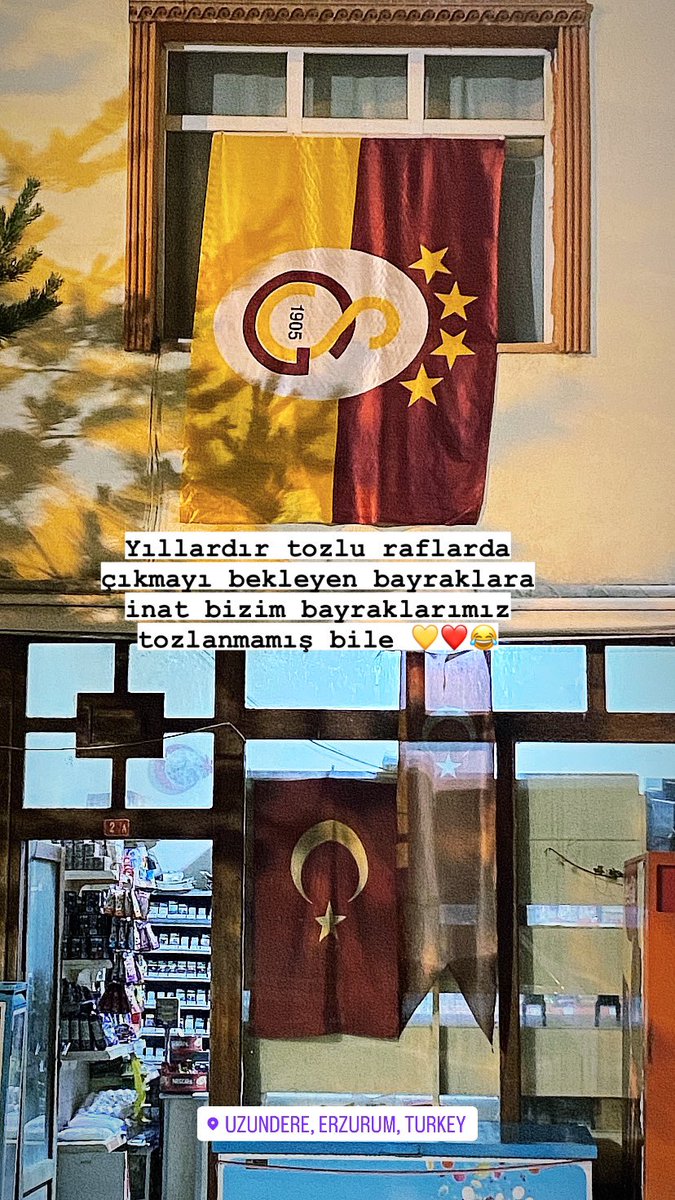 Asın bayrakları asın. Şampiyon Galatasaray 💛❤️🧿👏🥰