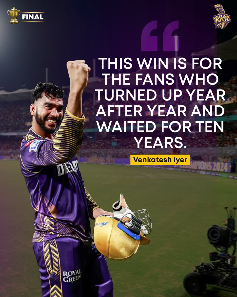 KKRiders's tweet photo. You guys are 10/10, #KnightsArmy! 💜🏆 https://t.co/37fyxvmS11