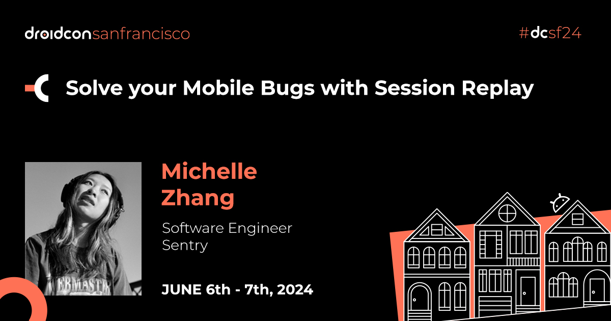 droidconSF's tweet image. Michelle Zhang will be hitting the #dcsf24 stage 🚨 
This talk will share the unique challenges of creating Replay in #Android for #MobileDevs & how you can leverage this product to identify, reproduce, & fix your bugs faster.
sf.droidcon.com/michelle-zhang/