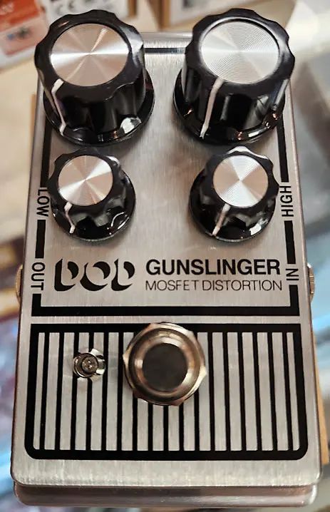 buff.ly/3w71H7A DOD Gunslinger Mosfet Distortion Silver #guitars #guitar #guitarist #guitarplayer #music #guitarporn #guitarsdaily #guitarsolo #guitarsofinstagram #guitarra #musician #electricguitar #rock #fender #guitarcover #metal #guitarworld #guitaristsofinstagram