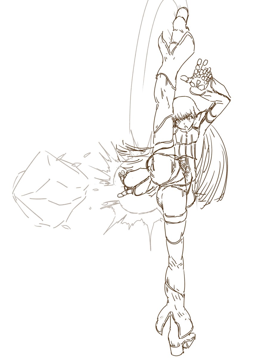 morning rkgkicks #kof #kula #angel #yuri #格ゲーキャラ描こうぜ 