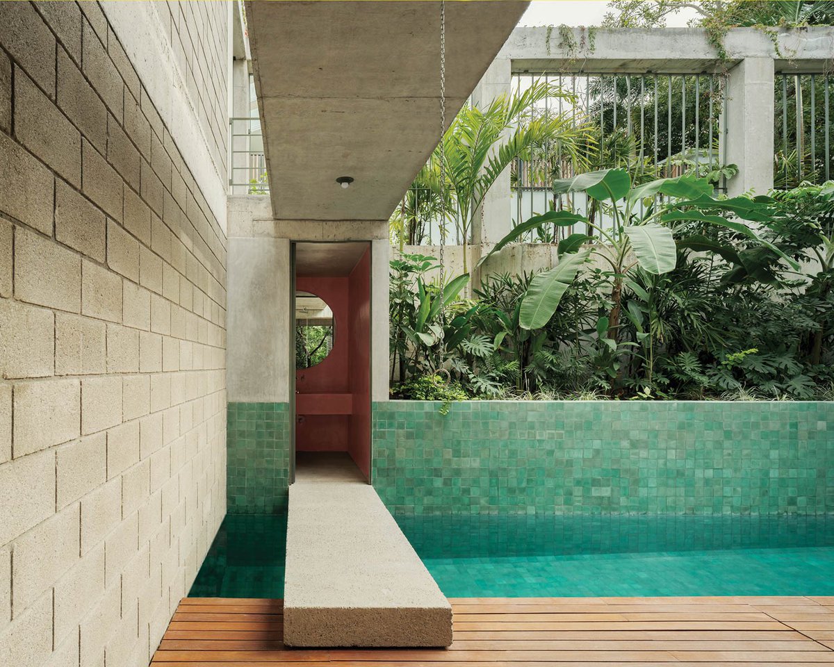 Very into the raw concrete minimalism of this boutique hotel in Sayulita, Mexico