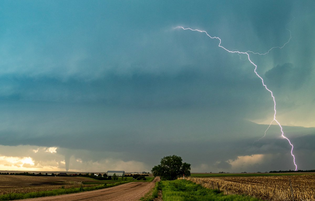 Y’all, I just discovered this epic structure/tornado/lightning combo in my timelapse frames. So excited about this shot from 5/23 in Nebraska!