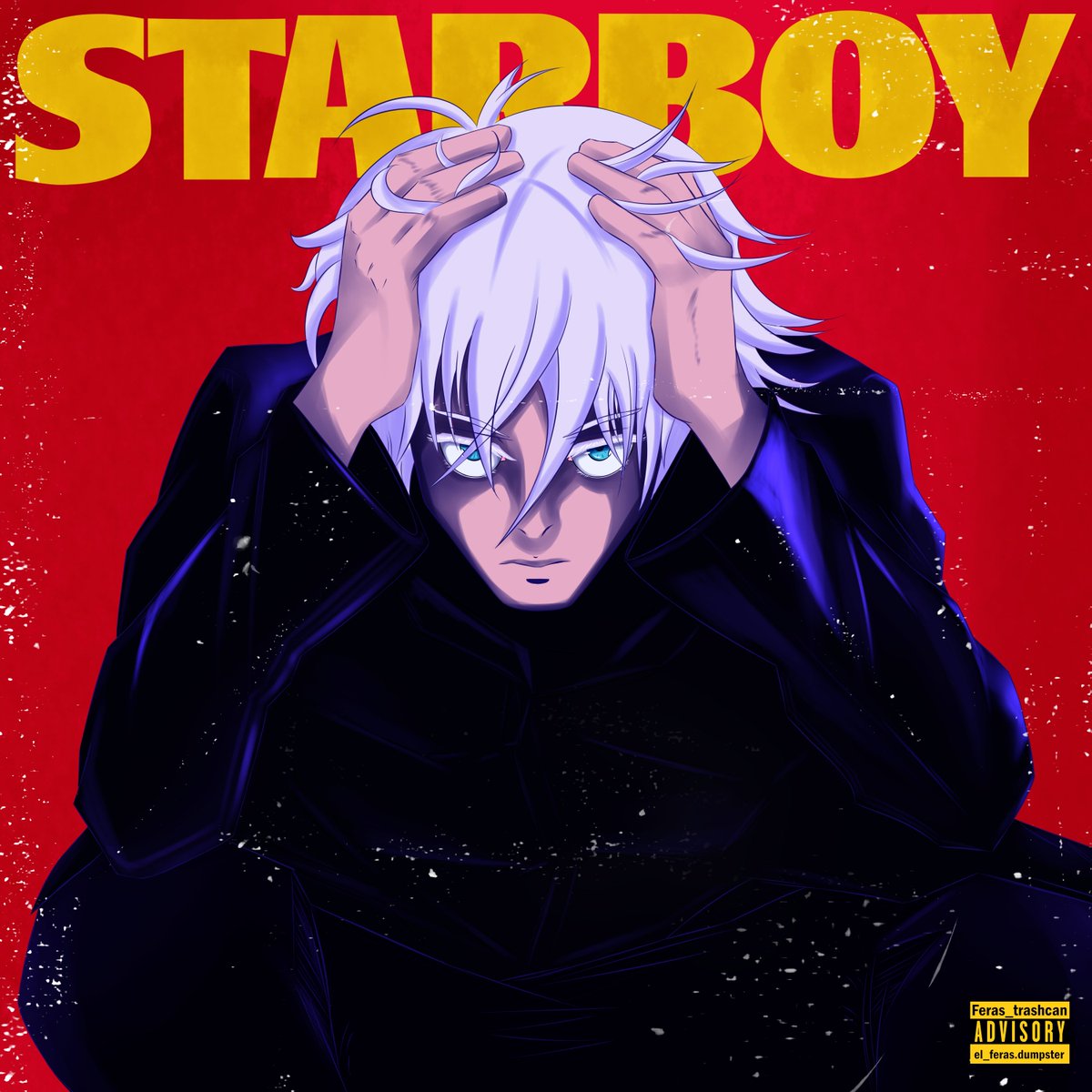 feras_trashcan's tweet photo. Satoru Gojo as The Weekend's Starboy album cover

#art #gojosatoru #jujutsukaisen #jjk https://t.co/TQhU3rwPUb
