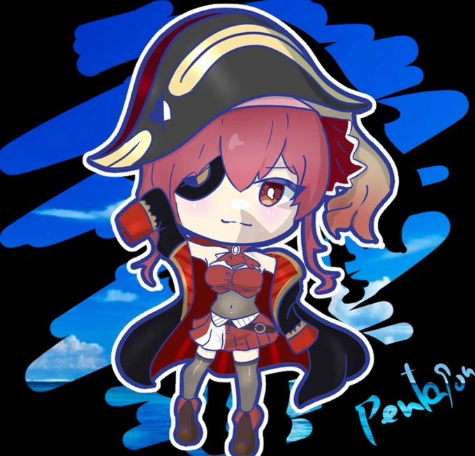 おはよーございます٩(^‿^)۶#宝鐘マリン #ホロライブ 