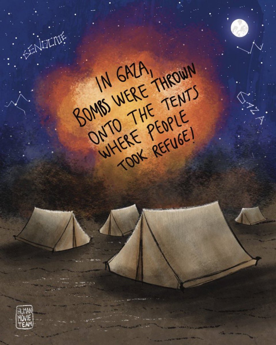 Bu nasıl bir terör devletidir ki çadırdaki insanları bombaladı. Çocukları, kadınları, kundaktaki bebekleri bile isteye hedef aldı. “Siyonistleri yargılayacağız” deyip yargılamayan hukuk sistemine yazıklar olsun!

#RafahOnFire