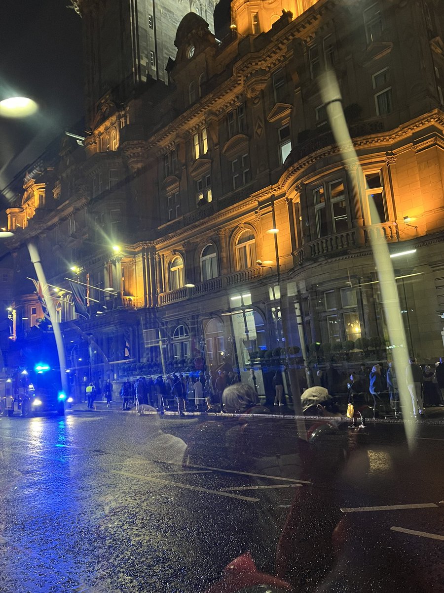 Full evacuation of the balmoral on a Sunday is wild.