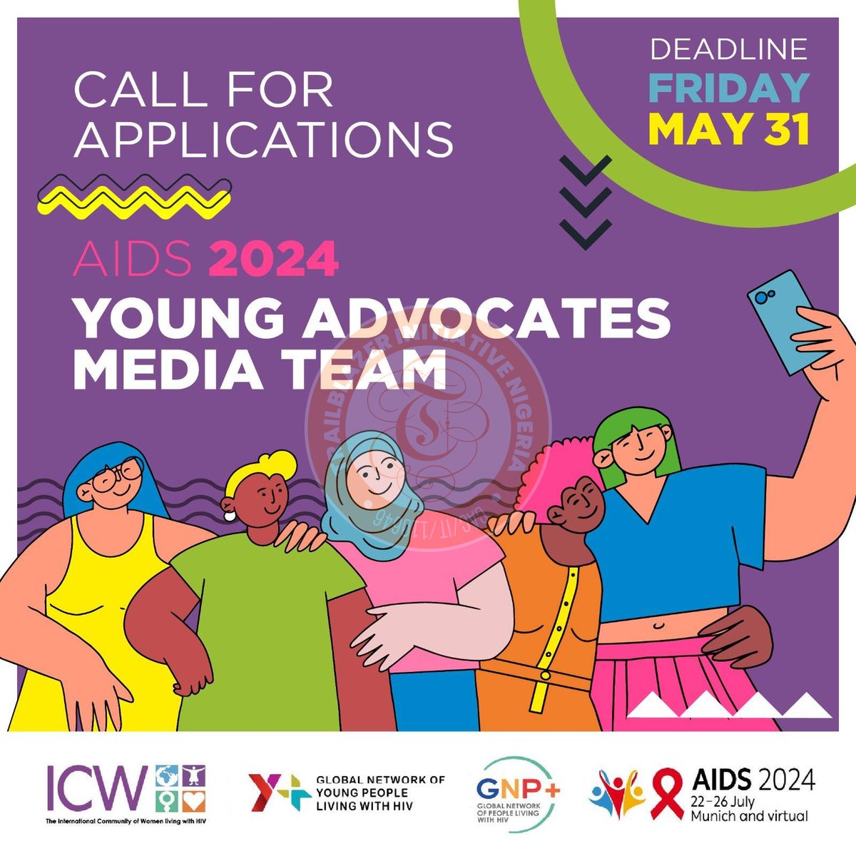 CALL FOR APPLICATION: AIDS 2024 Young Advocates Media Team trailblazerinitiative.org.ng/call-for-appli…