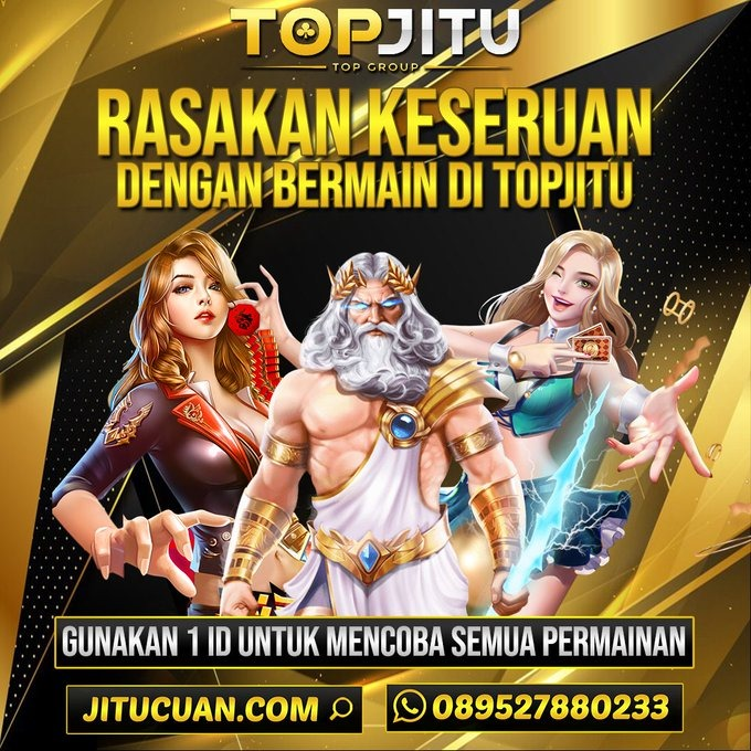TOPJITUOFFICIAL's tweet photo. RASAKAN KESERUAN DENGAN BERMAIN DI TOPJITU GUNAKAN 1 ID UNTUK MENCOBA SEMUA PERMAINAN
#TOPJITU
#OFFICIALTOPJITU https://t.co/dMFVSdL7e5