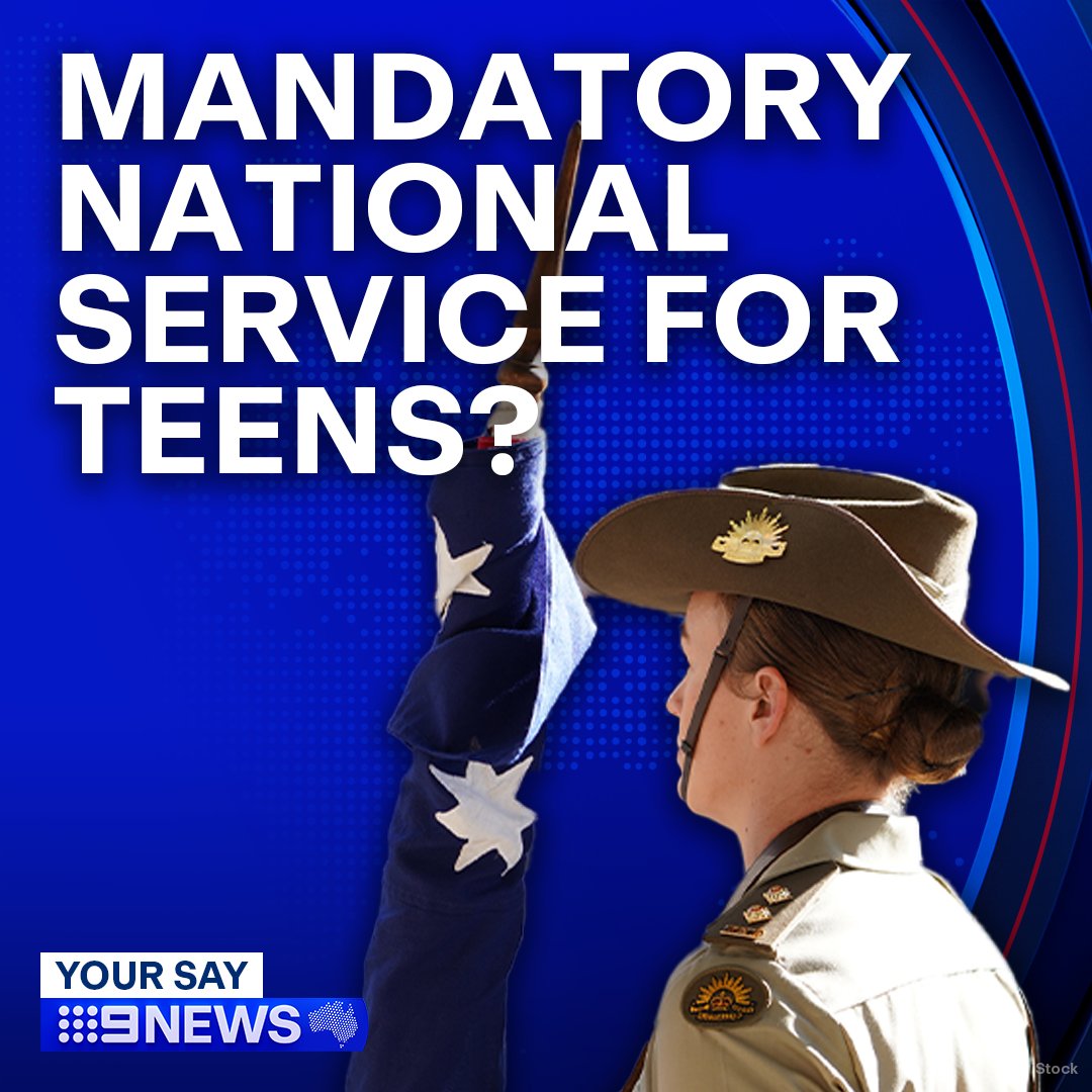 9NewsAUS's tweet image. YOUR SAY: Should Australia introduce mandatory national service for 18-year-olds?

British Prime Minister Rishi Sunak has pledged to bring back a form of national conscription, seeking to energise his election campaign. #9News

FULL DETAILS ▶️ nine.social/Iz7
