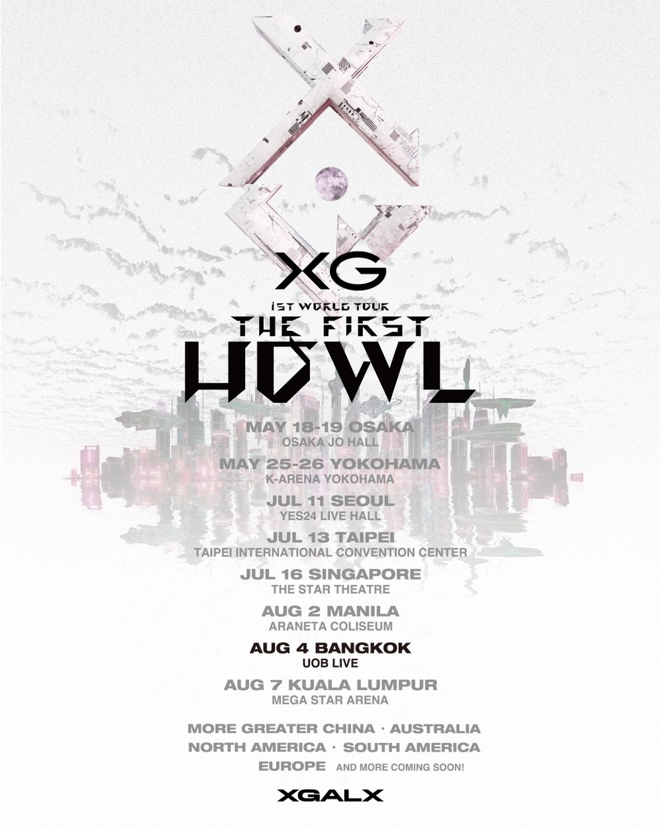 【XG 1st WORLD TOUR “The first HOWL” Landing at Bangkok】 ALPHAZ limited Pre-Sale is now available on a first-come-first served basis! bit.ly/4dJzSUl #XG #ALPHAZ #XG_1stWORLDTOUR #ThefirstHOWL