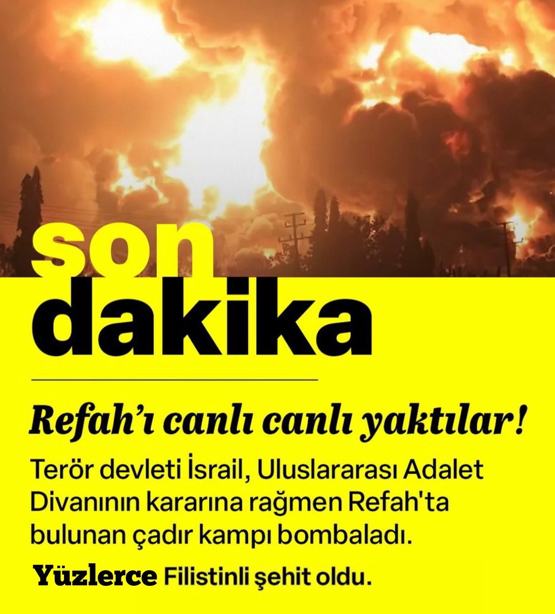 🇵🇸 #GazzedeKatli̇amVar ⚠️

#RefahOnFire