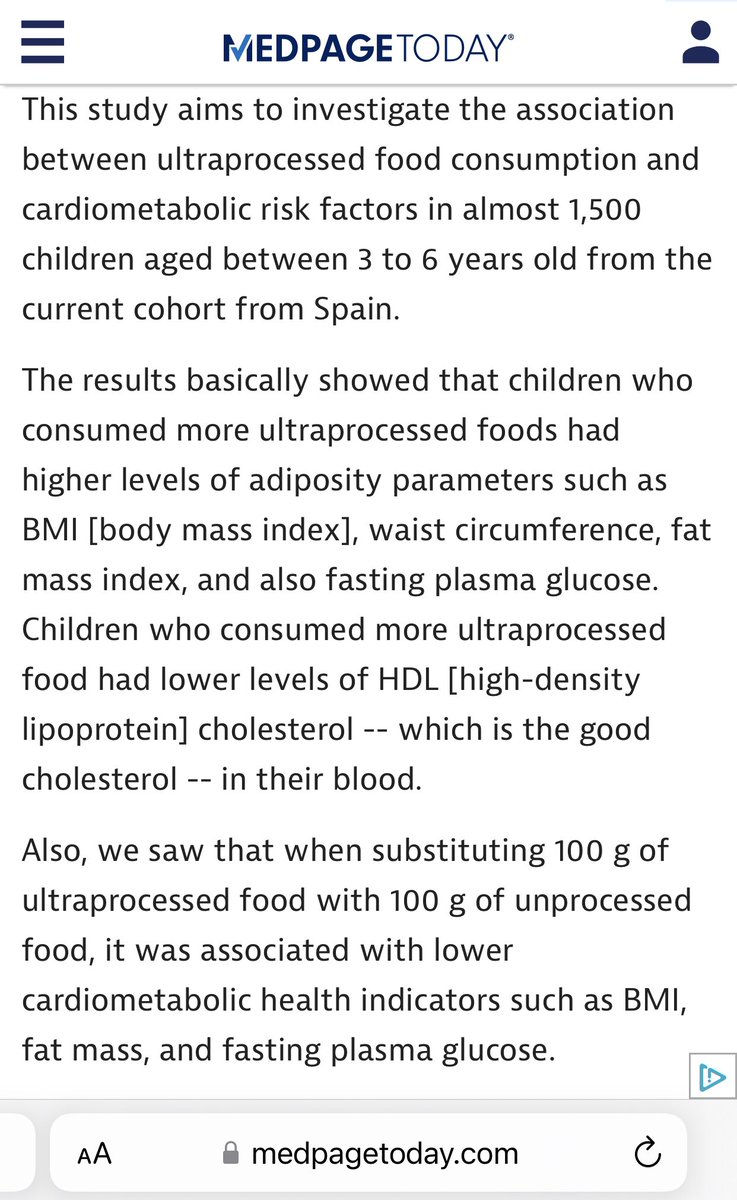 Please stop feeding children ultraprocessed food/garbage…