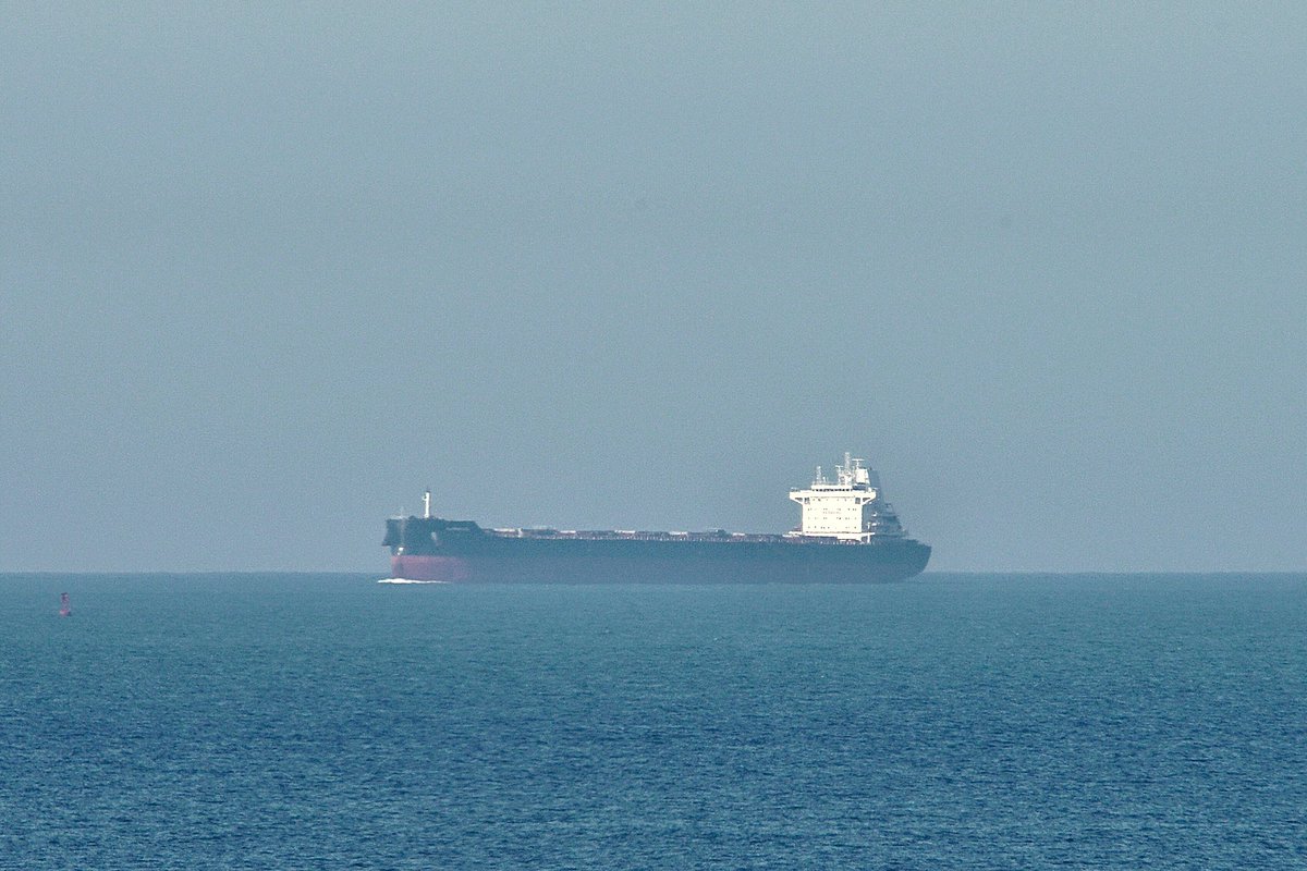 The PATROKLOS, IMO:9729893 en route to Baltimore, Maryland @BShipspotting @BaltoChes flying the flag of Liberia 🇱🇷. #ShipsInPics #BulkCarrier #Patroklos