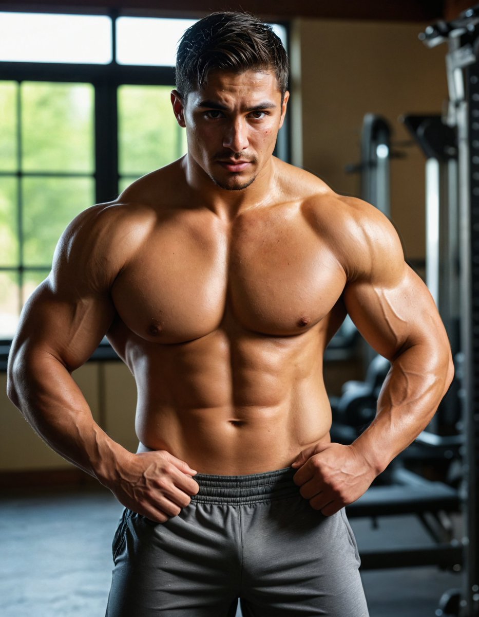 GenHunks's tweet photo. Flex for me big boi 🏋️‍♂️

#gym #flex #genhunks #malemodel #AI #aiphoto https://t.co/PsJ8DM7uKV