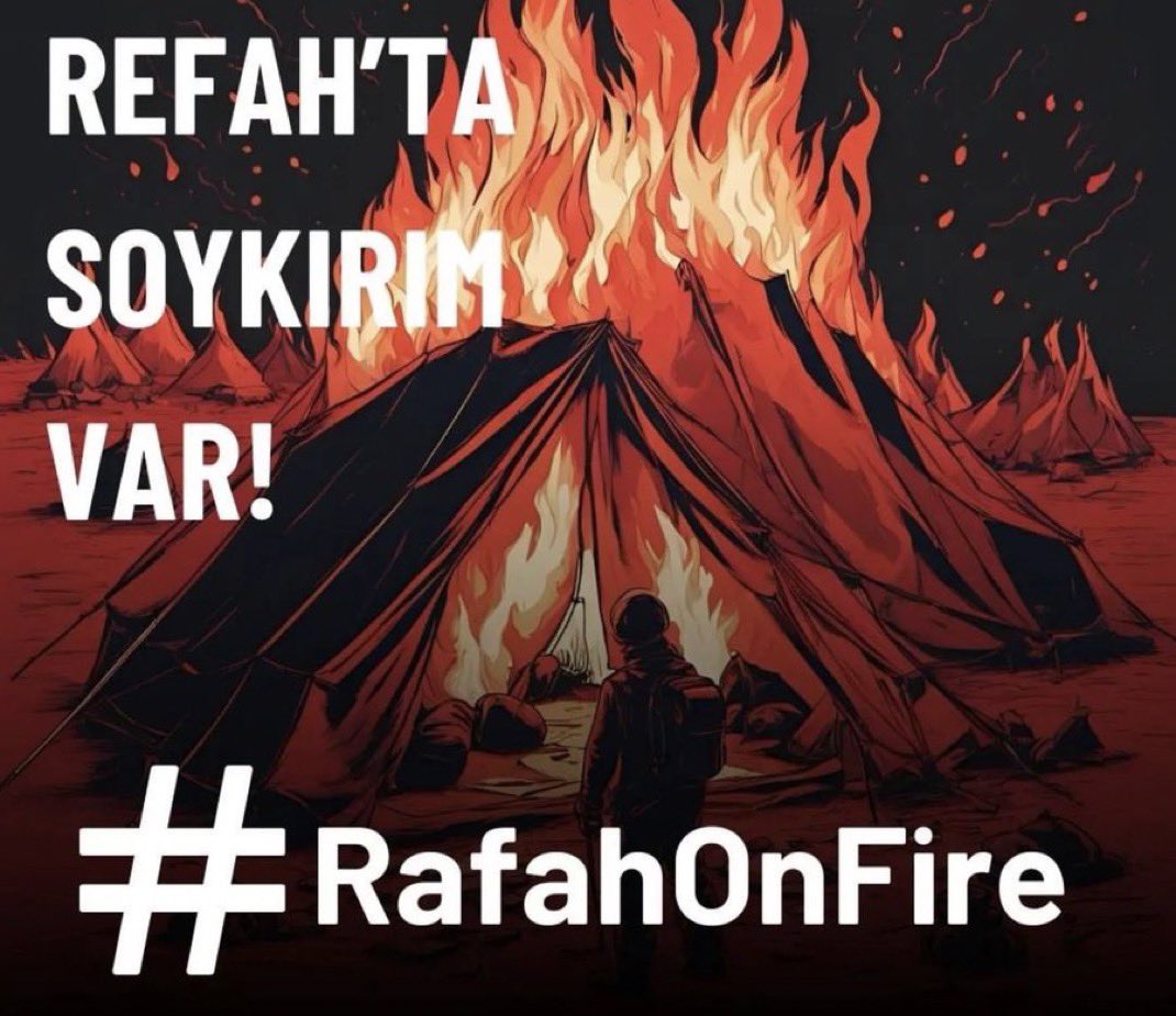 AltayCemMeric's tweet photo. Israel is shelling tents in the safe zone.

#RafahOnFire https://t.co/RZS3i0YSju