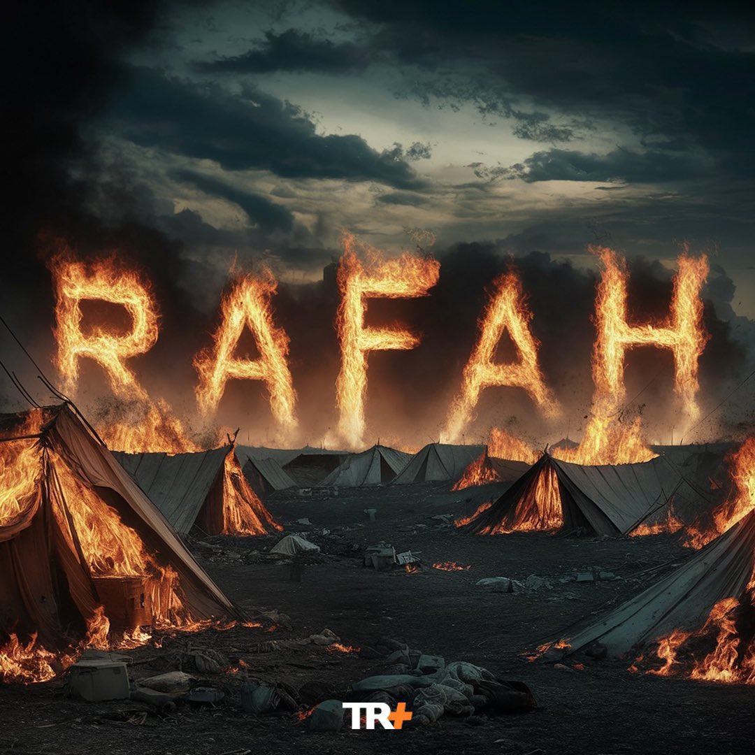 Israel is killing civilians in Rafah, which it declared a safe zone.
#RafahOnFire
