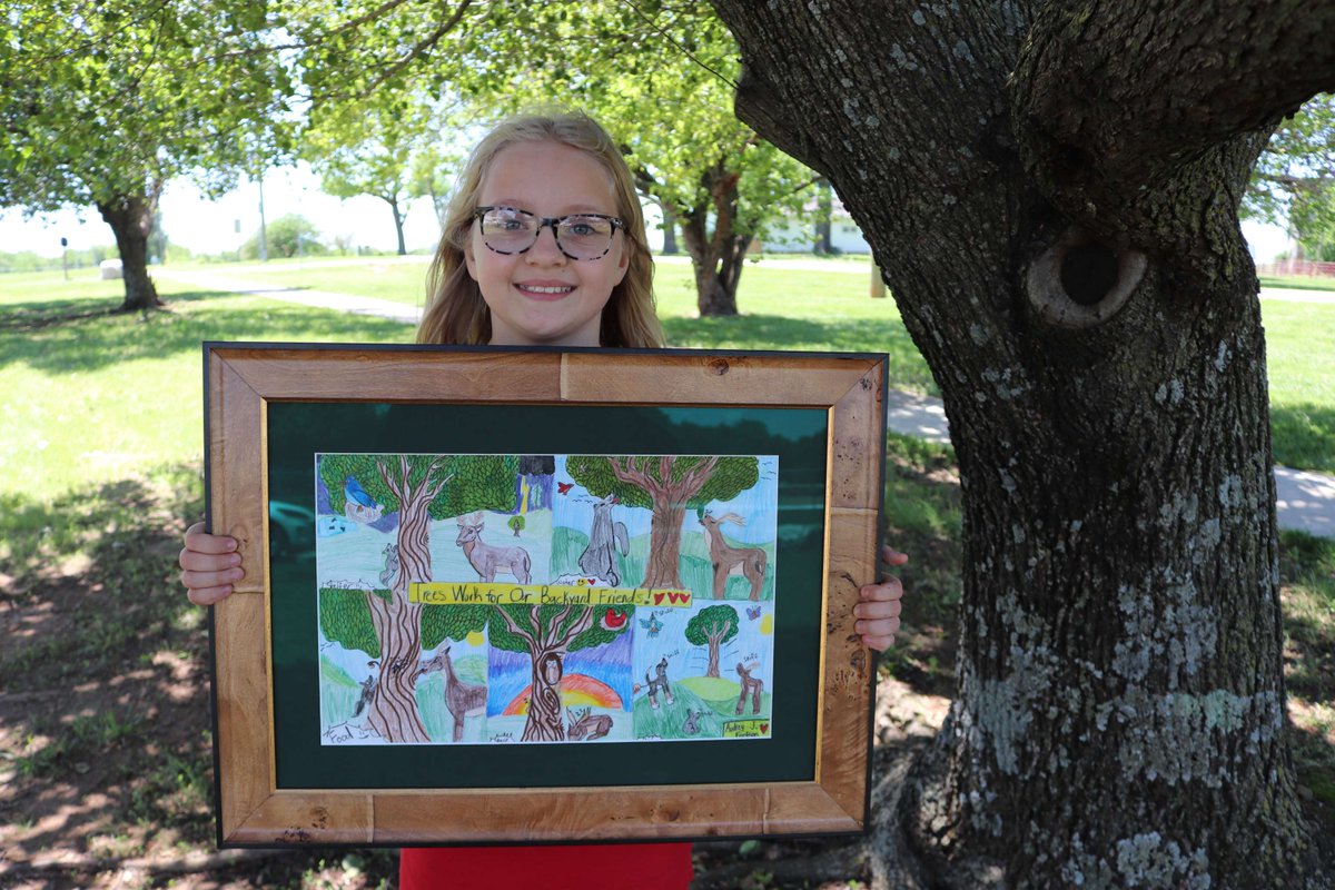 Truman Elementary fifth-grader Audrey Fortson wins statewide Arbor Day Poster Contest 🏆 MORE: ow.ly/ic1L50RRPnk #SPSProud