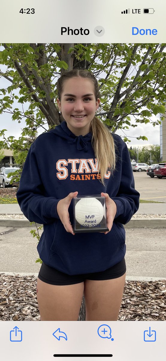 Great season of volleyball. New friends, great memories, and a team MVP award. Amazing year Jaya!