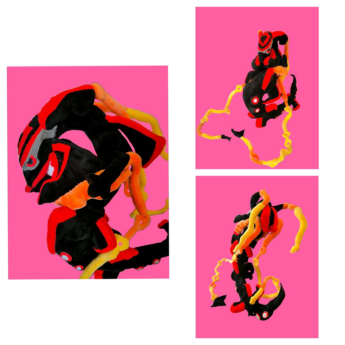 Poockachou's tweet photo. Voici une peluche Rayquaza de la licence Pokémon ! 🫶 J'ai a-do-ré faire cette peluche ! ❤️ Le skin est tellement joli ! 😍 Prochaine étape : taille réelle. 👀🤌 ( NON. ) #pokemon #rayquaza #peluche #plushies https://t.co/2Tr9tVVsyv