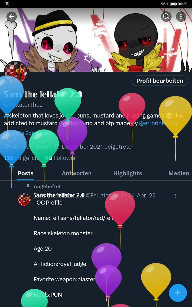 FellatorThe2's tweet photo. Aaaaand Ballon time again 🥳🎉 finally rhe birthday I've been waiting for https://t.co/ka2oHxnSJI