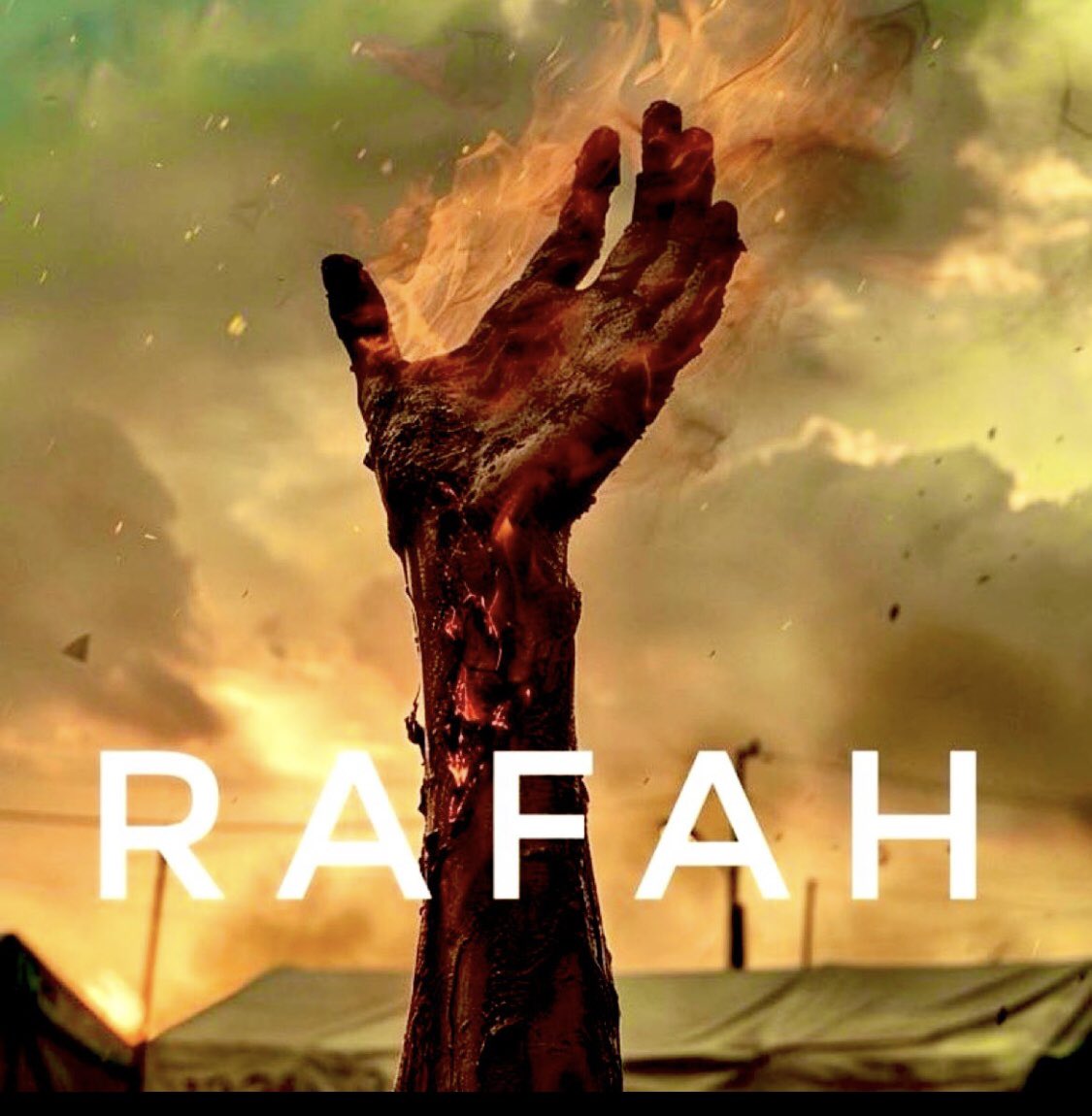 #RafahOnFire