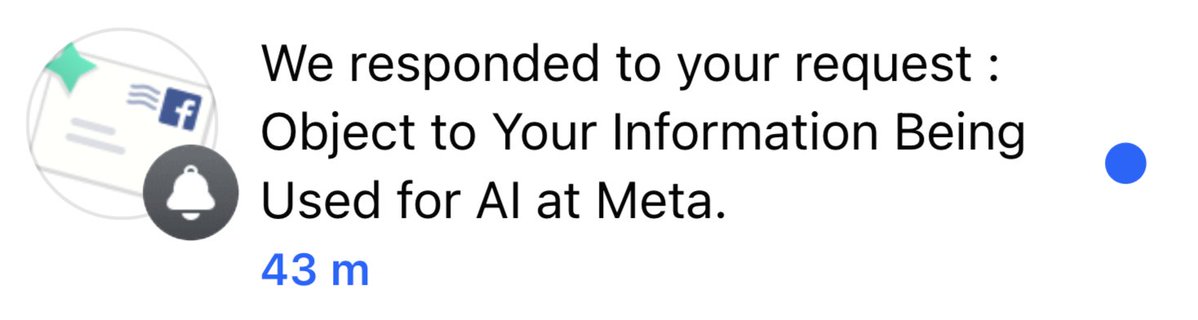 1. I'm legit shocked by the design of @Meta's new notification informing us they want to use the content we post to train their AI models. It's intentionally designed to be highly awkward in order to minimise the number of users who will object to it. Let me break it down.