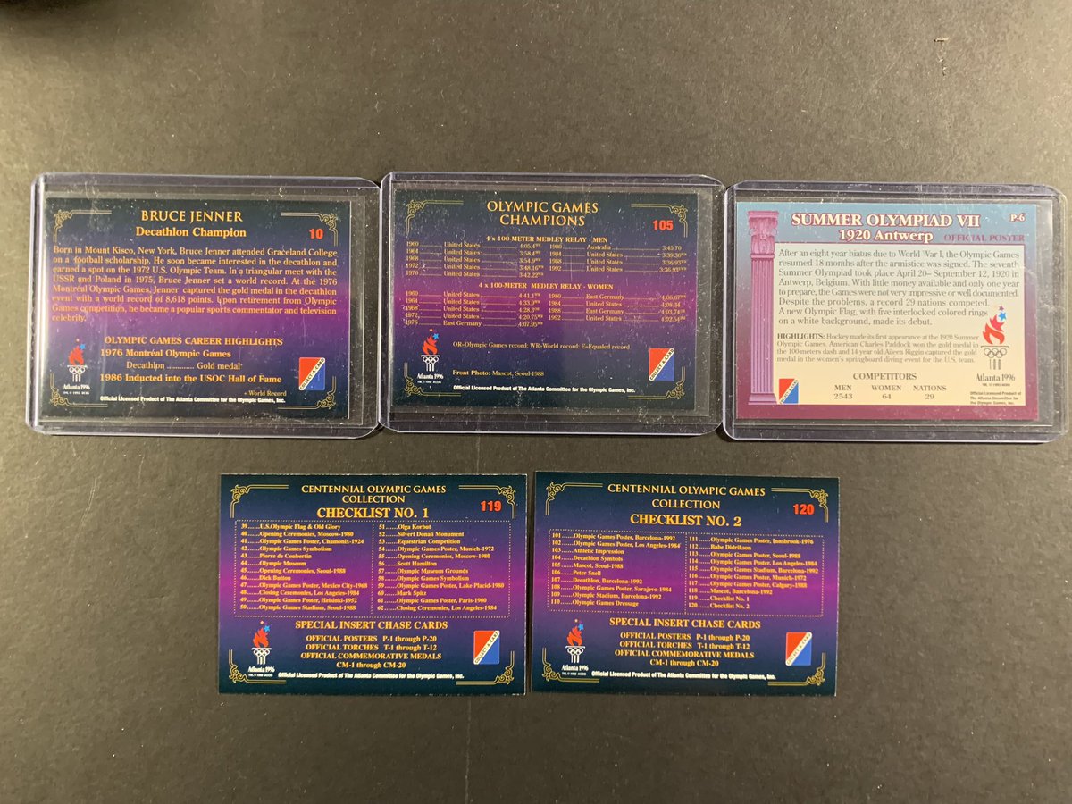 Will @PSAcard grade cards from the 1996 Collect-A-Card Centennial Olympic Games Collection Vol. 1?
It is a licensed product. 
There is an authenticated Mark Spitz auto in the PSA Pop report, but did not see graded cards from the set. 
#psacard #summerolympics