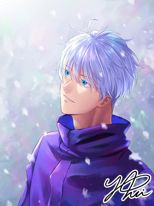 「snowing white hair」 illustration images(Latest)