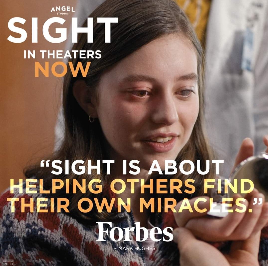 Please support this #uplifting and #inspiring #movie @SightTheMovie via @AngelStudiosInc @Forbes #sight #iamin #movieswithfriendz #moviemania