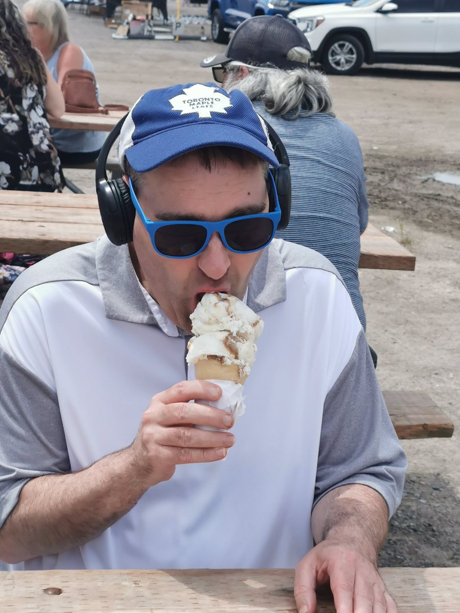 Great day for the car show with a side of ice cream 🍦