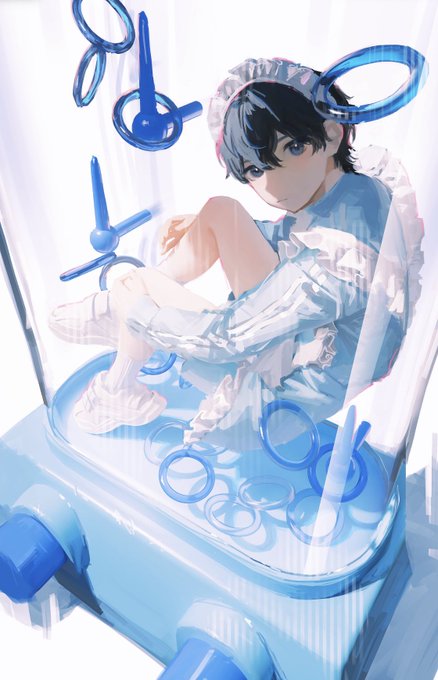 「blue eyes short hair」 illustration images(Latest)｜21pages