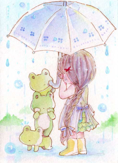 「frog long hair」 illustration images(Latest)