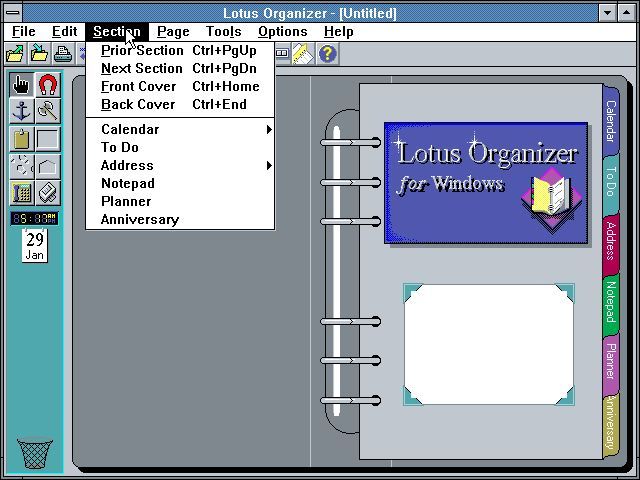 Lotus Organizer (1992) was Notion for the early 90s