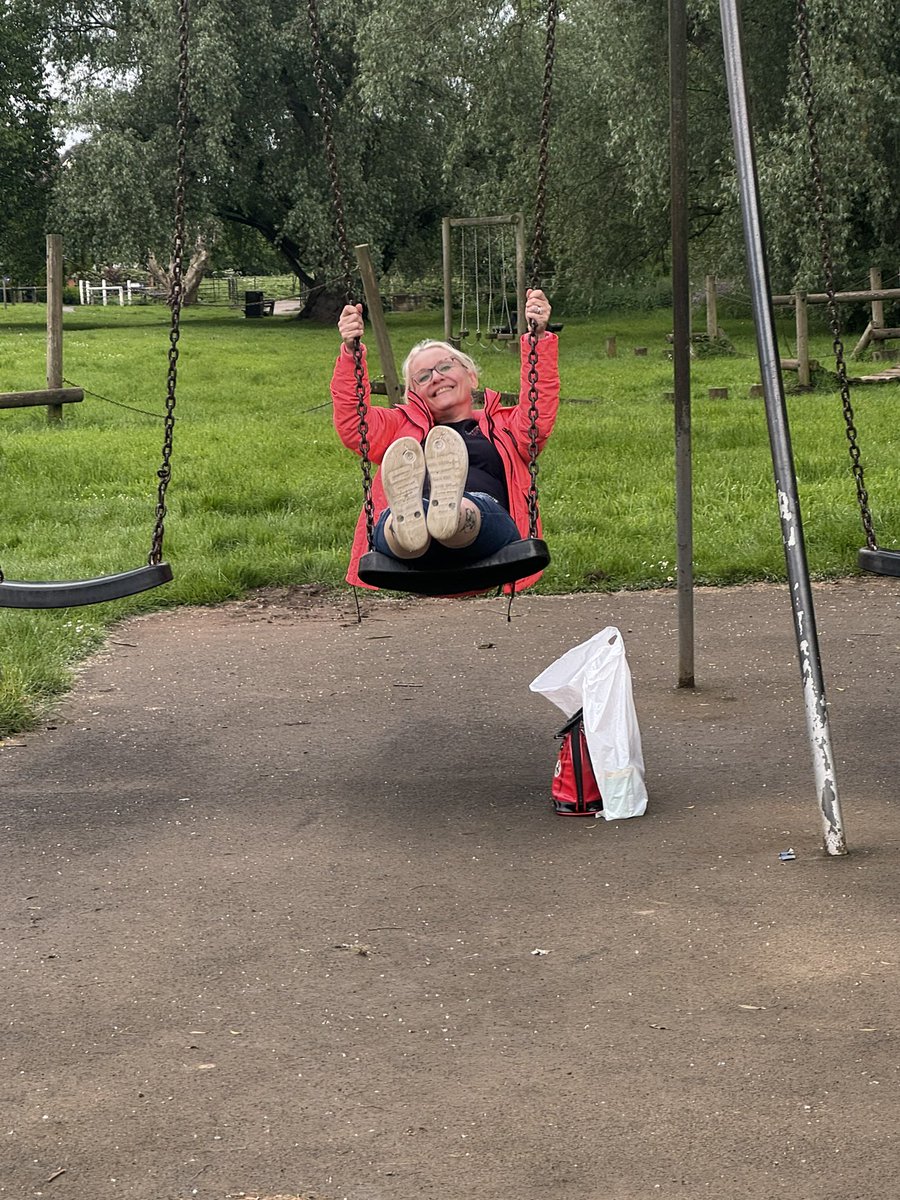 safesecs's tweet photo. Reminder to self that swings aren’t just for actual kids.
This was wicked good fun. Second park of the day. Winnah.
#GetHigherBaby #Parklife #Swing #What? #No 😂 https://t.co/2i6hT7qOao