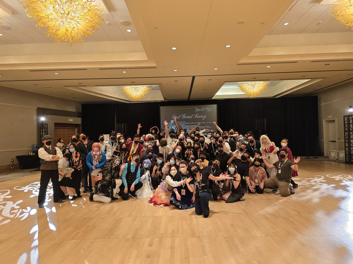 FanimeConBWBall's tweet image. Our final east coast swing and waltz classes for the weekend!! Thank you so much for attending our dance classes! 

Bring your formal wear, and see you TONIGHT at the Black &amp;amp; White Ball, 6pm!