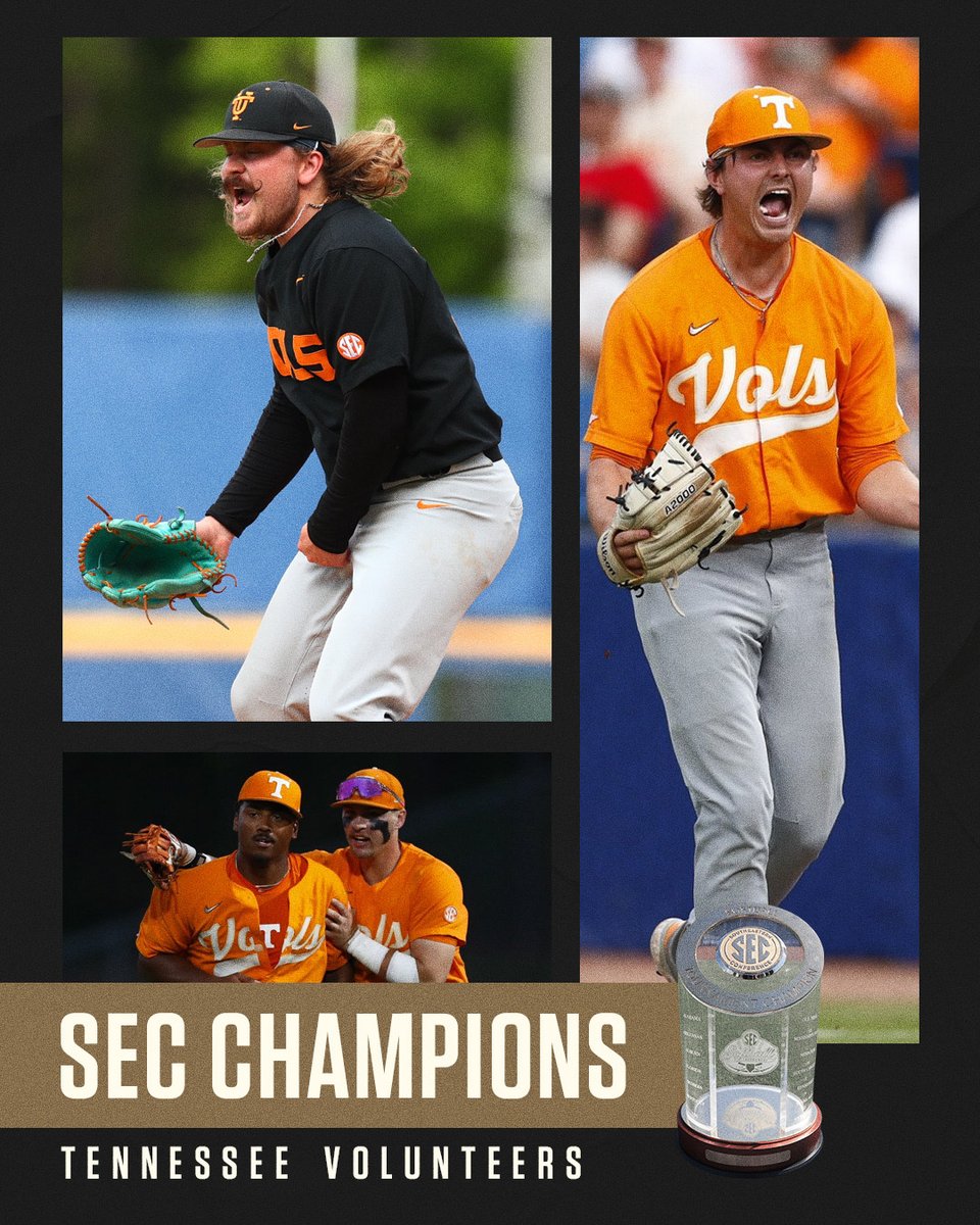 ROCKY TOP ON TOP OF THE SEC AGAIN! 😱 (📸 @Vol_Baseball)