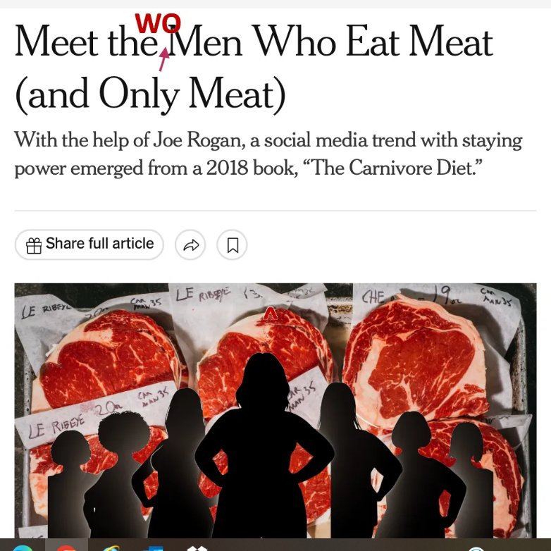 Thank you Nina Teicholz @bigfatsurprise for boldly giving us Lady Carnivores the representation we deserve!! **Full Post available now, Paywall is down** unsettledscience.substack.com/p/carnivore-is…
