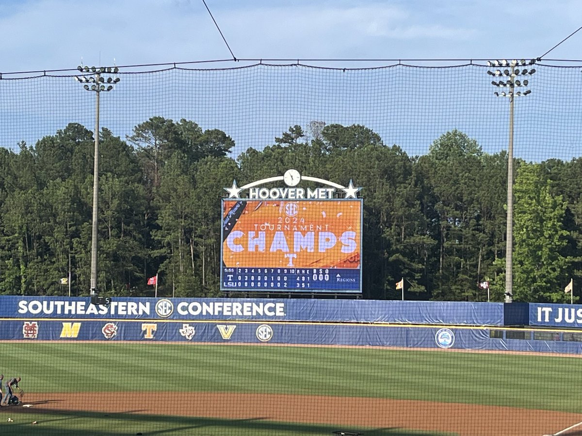 Might as well win the dang thang!!! ✅
#SEC <a href="/Vol_Baseball/">Tennessee Baseball</a>