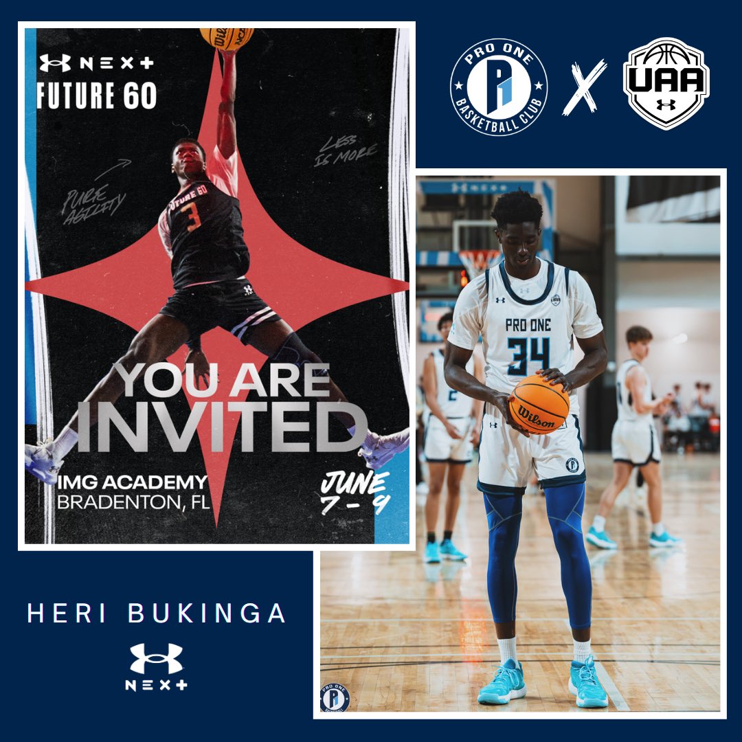 Pro One Basketball (@pro1basketball) on Twitter photo Congratulations to 2025 <a href="/HeriSefu/">heri Sefu Bukinga</a> from <a href="/DMEAcademyMBB/">DME Academy Men's Basketball</a> on his invitation to the <a href="/UAbasketball/">Under Armour Basketball</a> Future 60! A great opportunity for the young big man from The Congo!
#ProOneBasketball | #BeOne | #RunProOne Congratulations to 2025 <a href="/HeriSefu/">heri Sefu Bukinga</a> from <a href="/DMEAcademyMBB/">DME Academy Men's Basketball</a> on his invitation to the <a href="/UAbasketball/">Under Armour Basketball</a> Future 60! A great opportunity for the young big man from The Congo!
#ProOneBasketball | #BeOne | #RunProOne