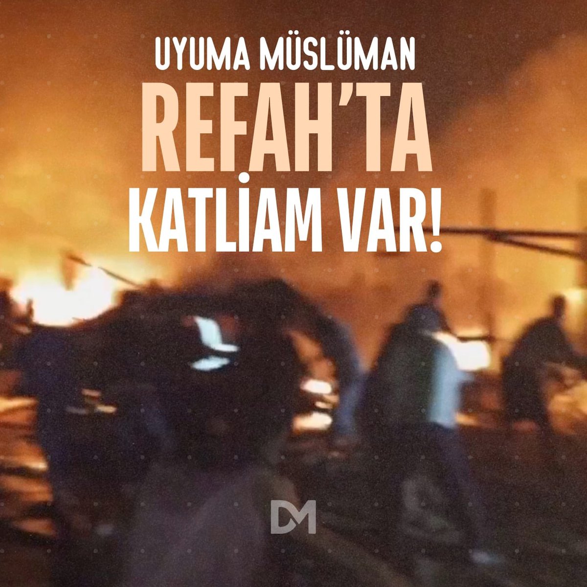 Sözler bitti tükendi artık
#RafahOnFire