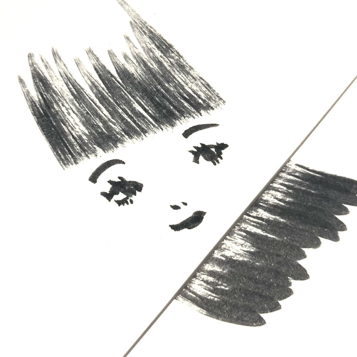 ぱっつんはこうやって描きますた 