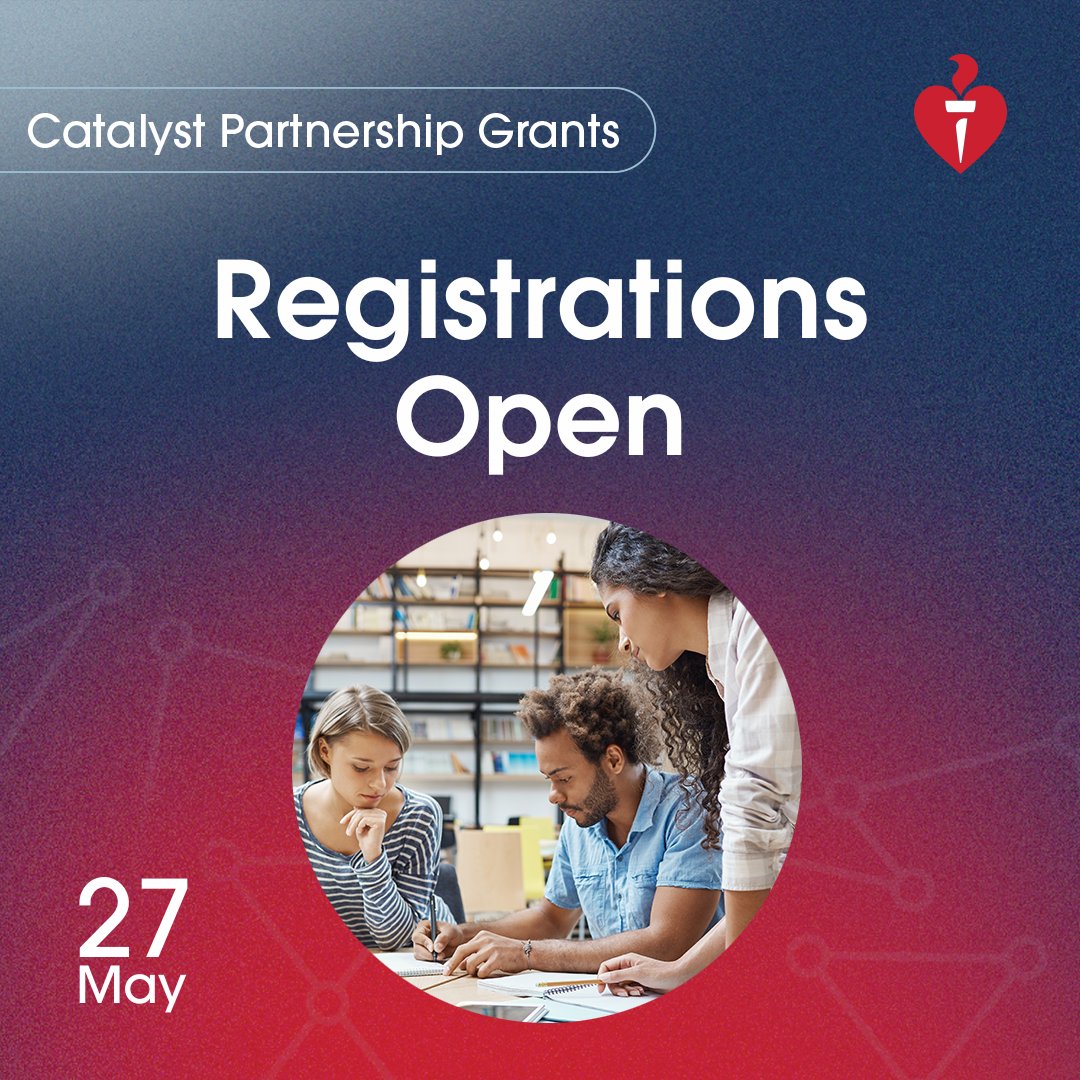 heartfoundation's tweet photo. Applications are NOW OPEN for the NEW Heart Foundation Catalyst Partnership Grants. Follow the link to learn more. https://t.co/xPzG5YZbj1 ❤️ (1/3) https://t.co/vIU4pPrrdg