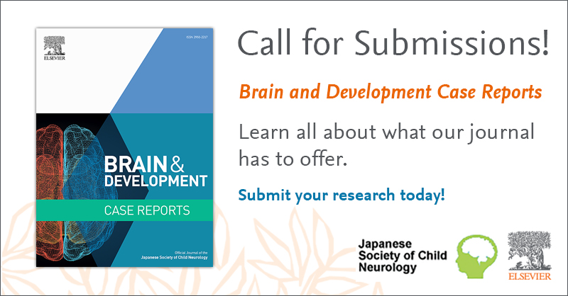 Consider Brain and Development Case Reports for your research. spkl.io/60114qjUB #Brainanddevelopmentcasereports #Neurology #Neuroscience #Brain #Development