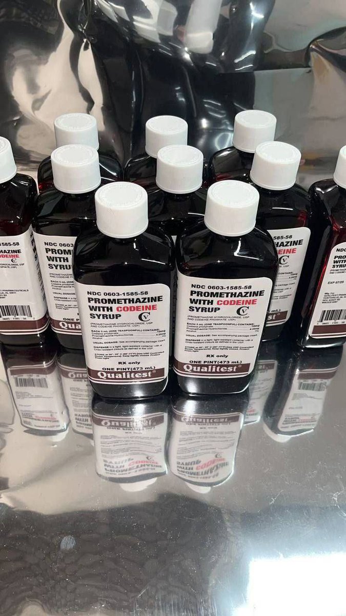 stackpacks01's tweet image. REAL PROMETHAZINE CODEINE 🥤

1 - $250
DM