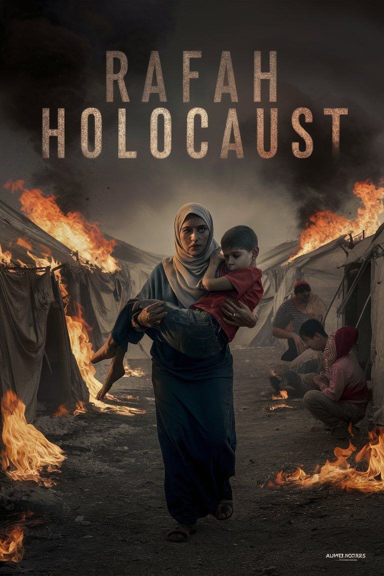 Israel struck aid tents.

#RafahOnFire 🇵🇸

 #GazzedeKatli̇amVar