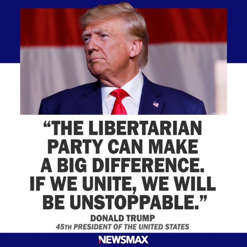 Regardless of how anybody feels, Trump only increased his support this weekend. He certainly did not win over all Libertarians, but he won over some. And some is more than none. It’s a net positive for Trump no matter how you slice it. Meanwhile, Biden gained nothing.