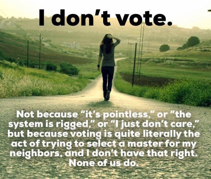 Don't get sucked in. #VacateTheVote